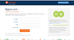 Desktop Screenshot of bigino.com